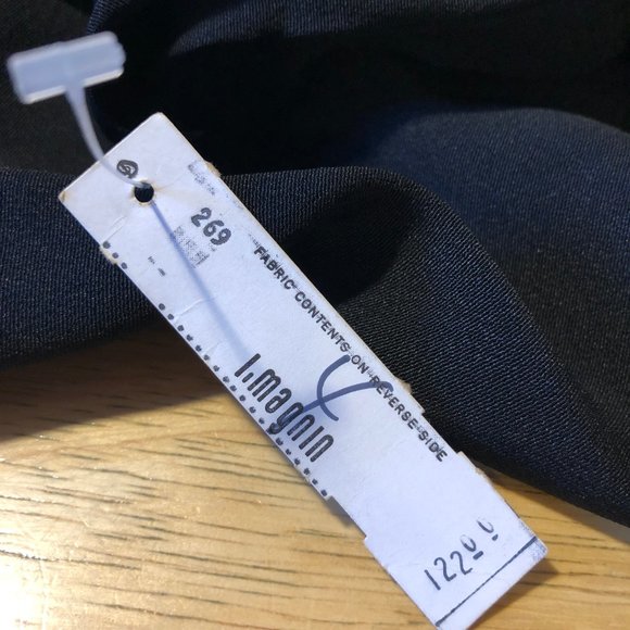 NWT Womens I.Magnin Black High Waisted Wide Leg Pleated Pants 4 * TICKETED PRICE - Picture 11 of 11